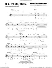 Cover icon of It Ain't Me, Babe sheet music for harmonica solo by Bob Dylan and Johnny Cash, intermediate skill level