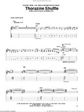 Cover icon of Thorazine Shuffle sheet music for guitar (tablature) by Gov't Mule, Matthew Abts and Warren Haynes, intermediate skill level