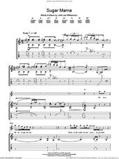 Cover icon of Sugar Mama sheet music for guitar (tablature) by Taste and John Lee Williamson, intermediate skill level