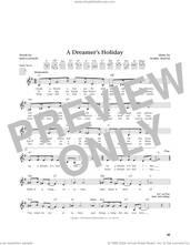 Cover icon of A Dreamer's Holiday (from The Daily Ukulele) (arr. Jim Beloff) sheet music for ukulele by Kim Gannon, Jim Beloff and Mabel Wayne, intermediate skill level