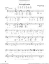 Cover icon of Daddy's Hands (from The Daily Ukulele) (arr. Jim Beloff) sheet music for ukulele by Holly Dunn and Jim Beloff, intermediate skill level