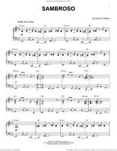 Cover icon of Sambroso (arr. Brent Edstrom) sheet music for piano solo by David Torres and Brent Edstrom, intermediate skill level