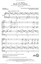 Cover icon of Birds Of A Feather (arr. Mark Brymer) sheet music for choir (SATB: soprano, alto, tenor, bass) by Billie Eilish and Mark Brymer, intermediate skill level