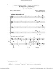 Cover icon of Born In A Symphony sheet music for choir (TTBB: tenor, bass) by Judith Herrington and Bianca Chamusco, intermediate skill level