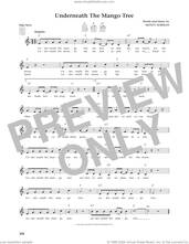 Cover icon of Underneath The Mango Tree (from The Daily Ukulele) (arr. Jim Beloff) sheet music for ukulele by Monty Norman and Jim Beloff, intermediate skill level