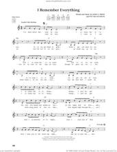 Cover icon of I Remember Everything (from The Daily Ukulele) (arr. Jim Beloff) sheet music for ukulele by John Prine, Jim Beloff, John E. Prine and Pat McLaughlin, intermediate skill level