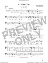 Cover icon of It's My Lazy Day (from The Daily Ukulele) (arr. Jim Beloff) sheet music for ukulele by Smiley Burnette and Jim Beloff, intermediate skill level