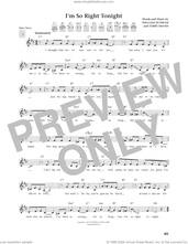 Cover icon of I'm So Right Tonight (from The Daily Ukulele) (arr. Jim Beloff) sheet music for ukulele by William Dunham, Jim Beloff and Terry Shand, intermediate skill level