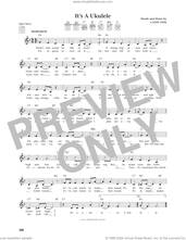 Cover icon of It's A Ukulele (from The Daily Ukulele) (arr. Jim Beloff) sheet music for ukulele by Cathy Fink and Jim Beloff, intermediate skill level