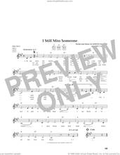 Cover icon of I Still Miss Someone (from The Daily Ukulele) (arr. Jim Beloff) sheet music for ukulele by Johnny Cash, Jim Beloff and Roy Cash Jr., intermediate skill level