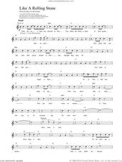 Cover icon of Like A Rolling Stone sheet music for voice and other instruments (fake book) by Bob Dylan, intermediate skill level