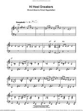 Cover icon of Hi-Heel Sneakers sheet music for piano solo by Tommy Tucker and Robert Higginbotham, intermediate skill level