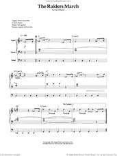 Cover icon of Raiders March sheet music for organ by John Williams, intermediate skill level