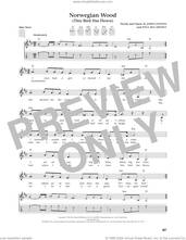 Cover icon of Norwegian Wood (This Bird Has Flown) (from The Daily Ukulele) (arr. Jim Beloff) sheet music for ukulele by The Beatles, Jim Beloff, John Lennon and Paul McCartney, intermediate skill level