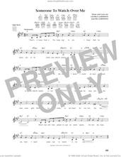 Cover icon of Someone To Watch Over Me (from The Daily Ukulele) (arr. Jim Beloff) sheet music for ukulele by George Gershwin, Jim Beloff and Ira Gershwin, intermediate skill level