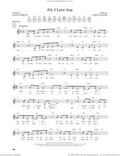 Cover icon of P.S. I Love You (from The Daily Ukulele) (arr. Jim Beloff) sheet music for ukulele by The Hilltoppers, Jim Beloff, Gordon Jenkins and Johnny Mercer, intermediate skill level