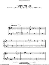 Cover icon of Charlie And Lola (Theme) sheet music for piano solo by Christopher Taylor, John Greswell, Soren Munk and Thomas Dyson, easy skill level