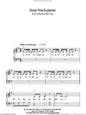 Cover icon of Dora The Explorer Theme sheet music for piano solo by Billy Straus, easy skill level