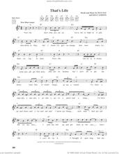 Cover icon of That's Life (from The Daily Ukulele) (arr. Jim Beloff) sheet music for ukulele by Frank Sinatra, Jim Beloff, Dean Kay and Kelly Gordon, intermediate skill level