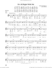 Cover icon of It's All Right With Me (from The Daily Ukulele) (arr. Jim Beloff) sheet music for ukulele by Cole Porter and Jim Beloff, intermediate skill level