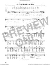 Cover icon of Lift Ev'ry Voice And Sing (from The Daily Ukulele) (arr. Jim Beloff) sheet music for ukulele by James Weldon Johnson, Jim Beloff and J. Rosamond Johnson, intermediate skill level