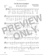 Cover icon of I'm My Own Grandpaw (from The Daily Ukulele) (arr. Jim Beloff) sheet music for ukulele by Moe Jaffe, Jim Beloff and Dwight Latham, intermediate skill level