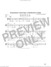 Cover icon of Sometimes I Feel Like A Motherless Child (from The Daily Ukulele) (arr. Jim Beloff) sheet music for ukulele  and Jim Beloff, intermediate skill level