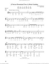 Cover icon of (I Never Promised You A) Rose Garden (from The Daily Ukulele) (arr. Jim Beloff) sheet music for ukulele by Lynn Anderson, Jim Beloff, Martina McBride and Joe South, intermediate skill level