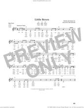 Cover icon of Little Boxes (from The Daily Ukulele) (arr. Jim Beloff) sheet music for ukulele by Pete Seeger, Jim Beloff and Malvina Reynolds, intermediate skill level