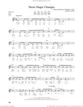 Cover icon of Those Magic Changes (from The Daily Ukulele) (arr. Jim Beloff) sheet music for ukulele by Warren Casey, Jim Beloff and Jim Jacobs, intermediate skill level