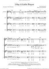 Cover icon of I Say A Little Prayer (arr. Gitika Partington) sheet music for choir (SATB: soprano, alto, tenor, bass) by Hal David and Burt Bacharach, Gitika Partington, Burt Bacharach and Hal David, intermediate skill level