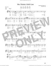 Cover icon of She Thinks I Still Care (from The Daily Ukulele) (arr. Jim Beloff) sheet music for ukulele by George Jones, Jim Beloff, Elvis Presley and Dickey Lee, intermediate skill level