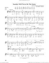 Cover icon of Sunday Will Never Be The Same (from The Daily Ukulele) (arr. Jim Beloff) sheet music for ukulele by Spanky & Our Gang, Jim Beloff, Gene Pistilli and Terry Cashman, intermediate skill level