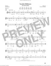 Cover icon of Scarlet Ribbons (For Her Hair) (from The Daily Ukulele) (arr. Jim Beloff) sheet music for ukulele by Evelyn Danzig, Jim Beloff and Jack Segal, intermediate skill level