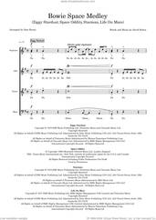 Cover icon of Bowie Space Medley (arr. Sam Burns) sheet music for choir (SSAATTBB) by David Bowie and Sam Burns, intermediate skill level