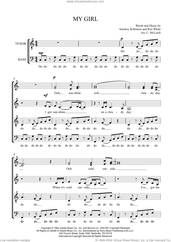 Cover icon of My Girl (arr. Craig McLeish) sheet music for choir (SSATB) by Smokey Robinson and Ronald White, Craig McLeish and Ronald White, intermediate skill level