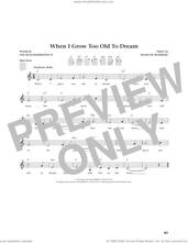 Cover icon of When I Grow Too Old To Dream (from The Daily Ukulele) (arr. Jim Beloff) sheet music for ukulele by Oscar II Hammerstein, Jim Beloff and Sigmund Romberg, intermediate skill level