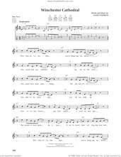 Cover icon of Winchester Cathedral (from The Daily Ukulele) (arr. Jim Beloff) sheet music for ukulele by New Vaudeville Band, Jim Beloff and Geoff Stephens, intermediate skill level