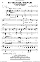 Cover icon of Let The Rocks Cry Out! (An Anthem For Palm Sunday) sheet music for choir (SAB: soprano, alto, bass) by Lloyd Larson, Luke 19:38-40 and Psalm 24:7-10, intermediate skill level