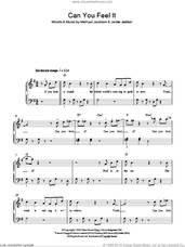 Cover icon of Can You Feel It sheet music for piano solo by Michael Jackson, The Jackson 5 and Jackie Jackson, easy skill level