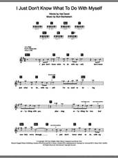 Cover icon of I Just Don't Know What To Do With Myself sheet music for piano solo (chords, lyrics, melody) by Dusty Springfield, Bacharach & David, The White Stripes, Burt Bacharach and Hal David, intermediate piano (chords, lyrics, melody)