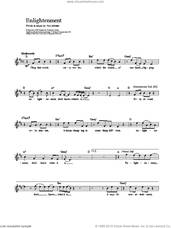 Cover icon of Enlightenment sheet music for voice and other instruments (fake book) by Van Morrison, intermediate skill level