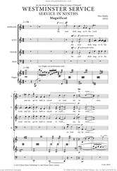 Cover icon of Westminster Service sheet music for choir (SATB: soprano, alto, tenor, bass) by Nico Muhly, classical score, intermediate skill level