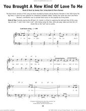 Cover icon of You Brought A New Kind Of Love To Me, (beginner) sheet music for piano solo by Frank Sinatra, Scott Hamilton, Irving Kahal, Pierre Norman and Sammy Fain, beginner skill level