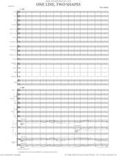 Cover icon of One Line, Two Shapes sheet music for orchestra (study score) by Nico Muhly, classical score, intermediate skill level