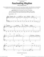 Cover icon of Fascinating Rhythm (from Lady Be Good) sheet music for piano solo by Ira Gershwin, George Gershwin and Mark Taylor (arr.), beginner skill level