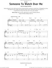 Cover icon of Someone To Watch Over Me sheet music for piano solo by George Gershwin and Ira Gershwin, beginner skill level