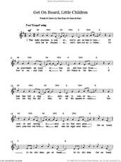 Cover icon of Get On Board, Little Children (Top Line) sheet music for voice and other instruments (fake book) by Raye & DePaul, DE PAUL and Don Raye, intermediate skill level