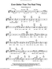 Cover icon of Even Better Than The Real Thing sheet music for voice and other instruments (fake book) by U2, intermediate skill level