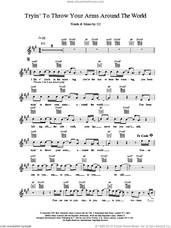 Cover icon of Tryin' To Throw Your Arms Around The World sheet music for voice and other instruments (fake book) by U2, intermediate skill level